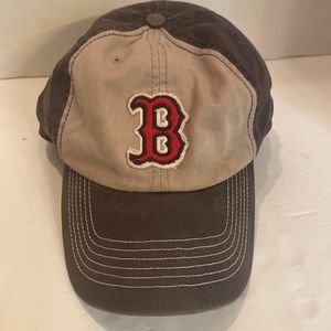 Red Sox Cap Tan and Blue 47 Brand Size (M)